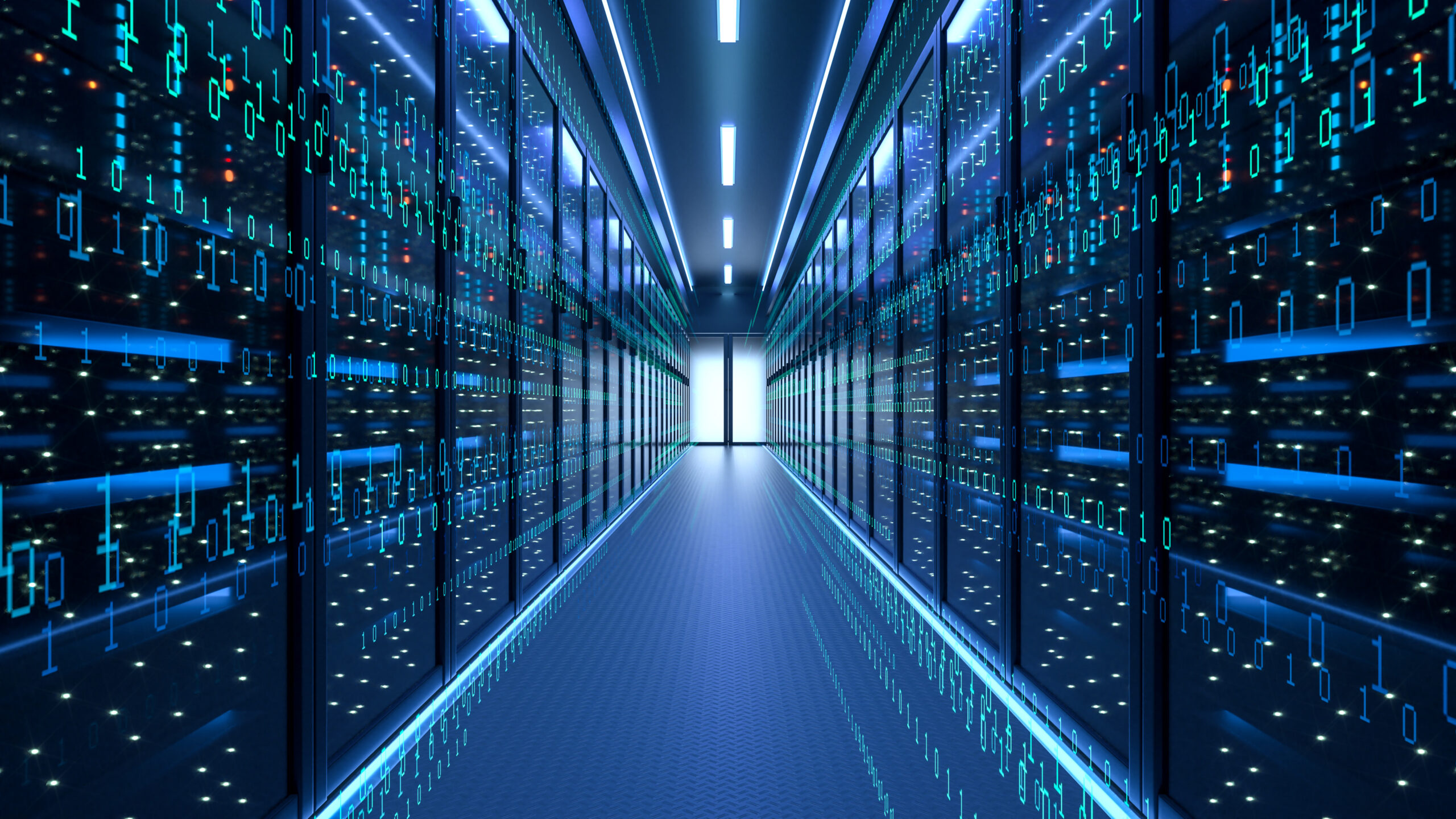 Conceptual image of a data center